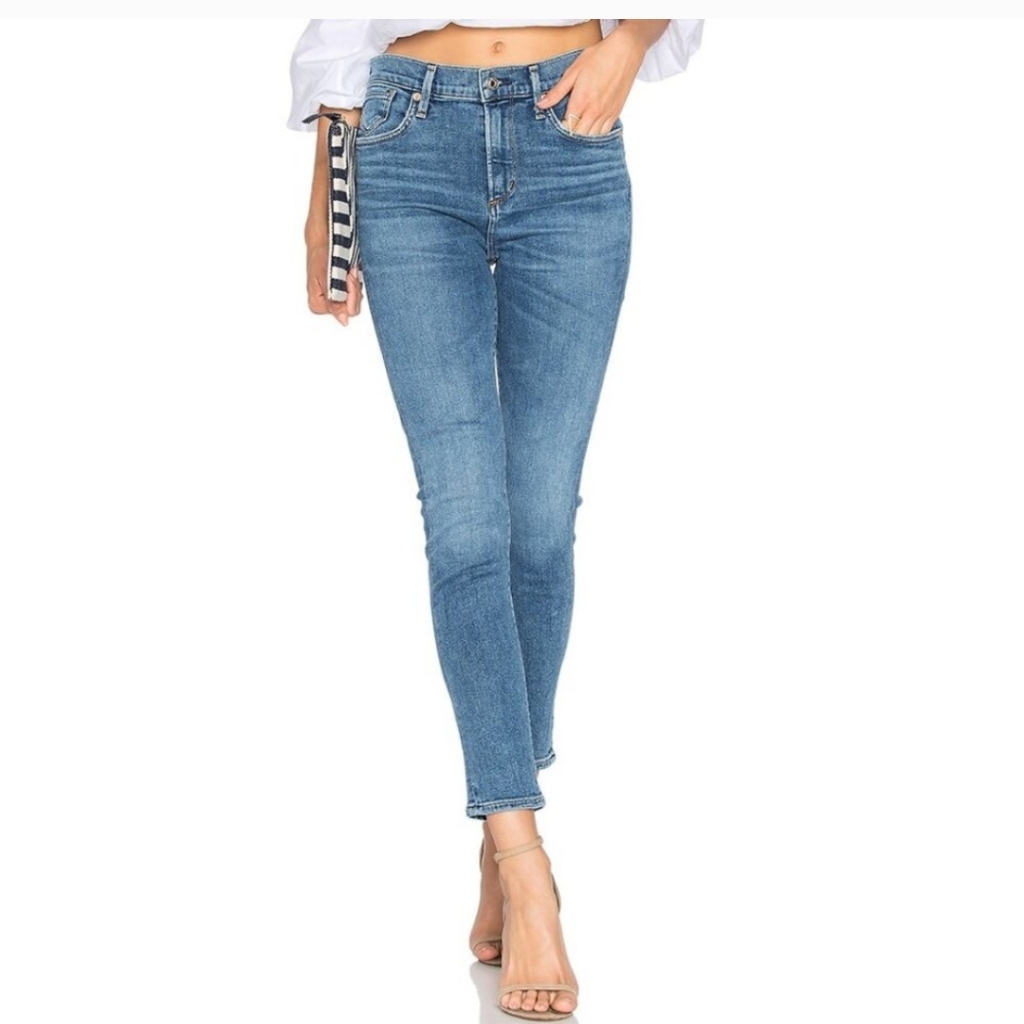 Agolde Sophie Skinny Jeans In Adore Size 26 Meduim Wash